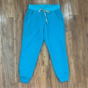 Figs Teal Technical Collection Pants